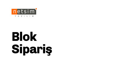 Ofisnet Blok Sipariş